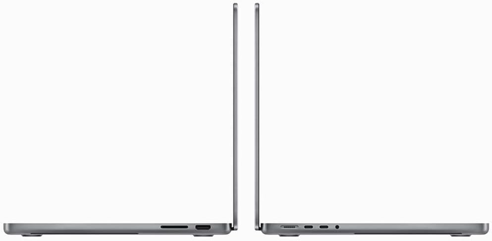 Apple 2023 MacBook Pro with Apple M3 Chip 14-inch, 8GB RAM, 1TB SSD Storage (QWERTY English) Space Gray (Renewed)