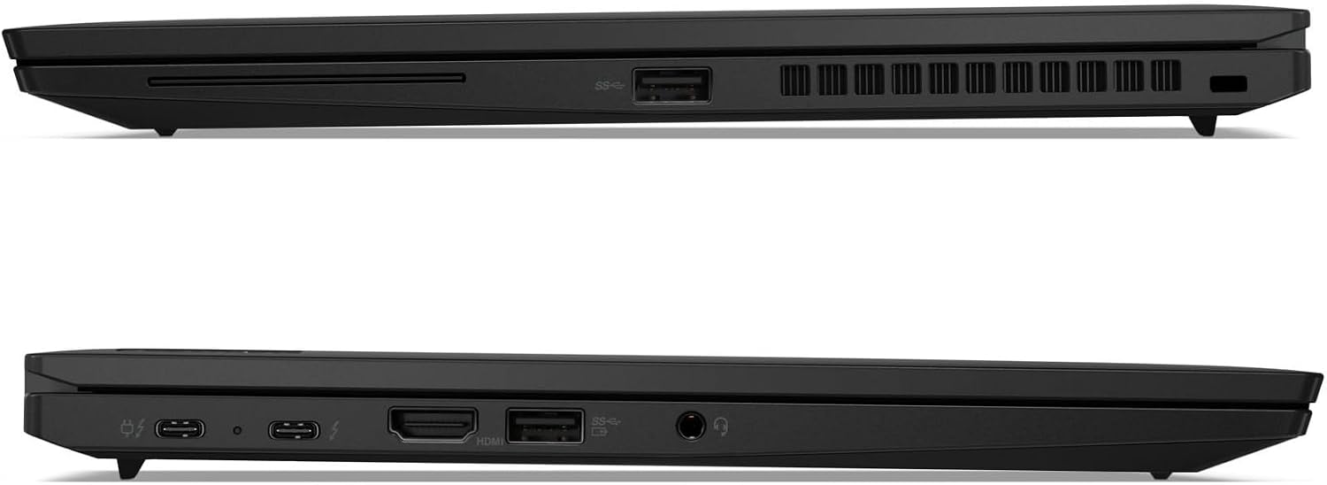 Lenovo Thinkpad T14s Gen 3 14" Laptop, i5 1245U, 16GB DDR5, 256GB NVMe SSD, Thunderbolt 4, HDMI, Webcam, Windows 11 Pro - Black (Renewed)