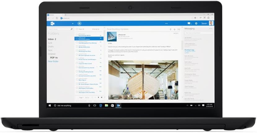 Lenovo ThinkPad E570 15.6 inch High Performance Business laptop, 256GB SSD, Intel Core i5 (7th Gen) 2.50 GHz, 8 GB DDR4, DVD RW, WiFi, HDMI/VGA, Gigabit LAN, fingerprint reader, Windows 10 Pro 64-bit