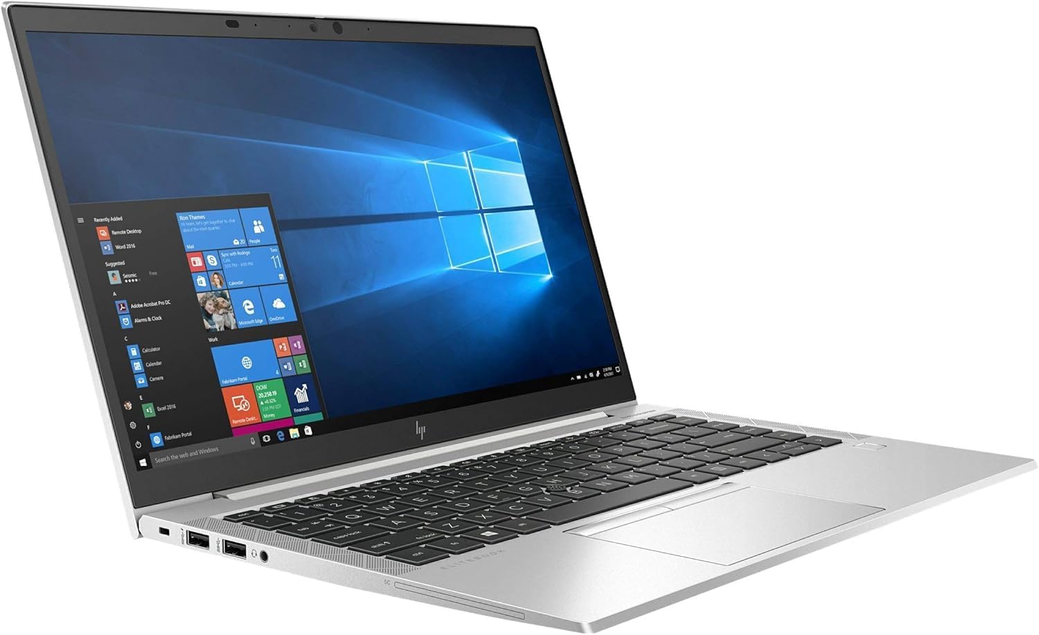 HP EliteBook 845 G7 14" Touchscreen Laptop – AMD Ryzen 7 PRO 4750U, 16GB RAM, 250GB NVMe, Backlit Keyboard, Fingerprint Reader, Windows 11 Pro – Business Ultrabook, Fast & Secure (Renewed)