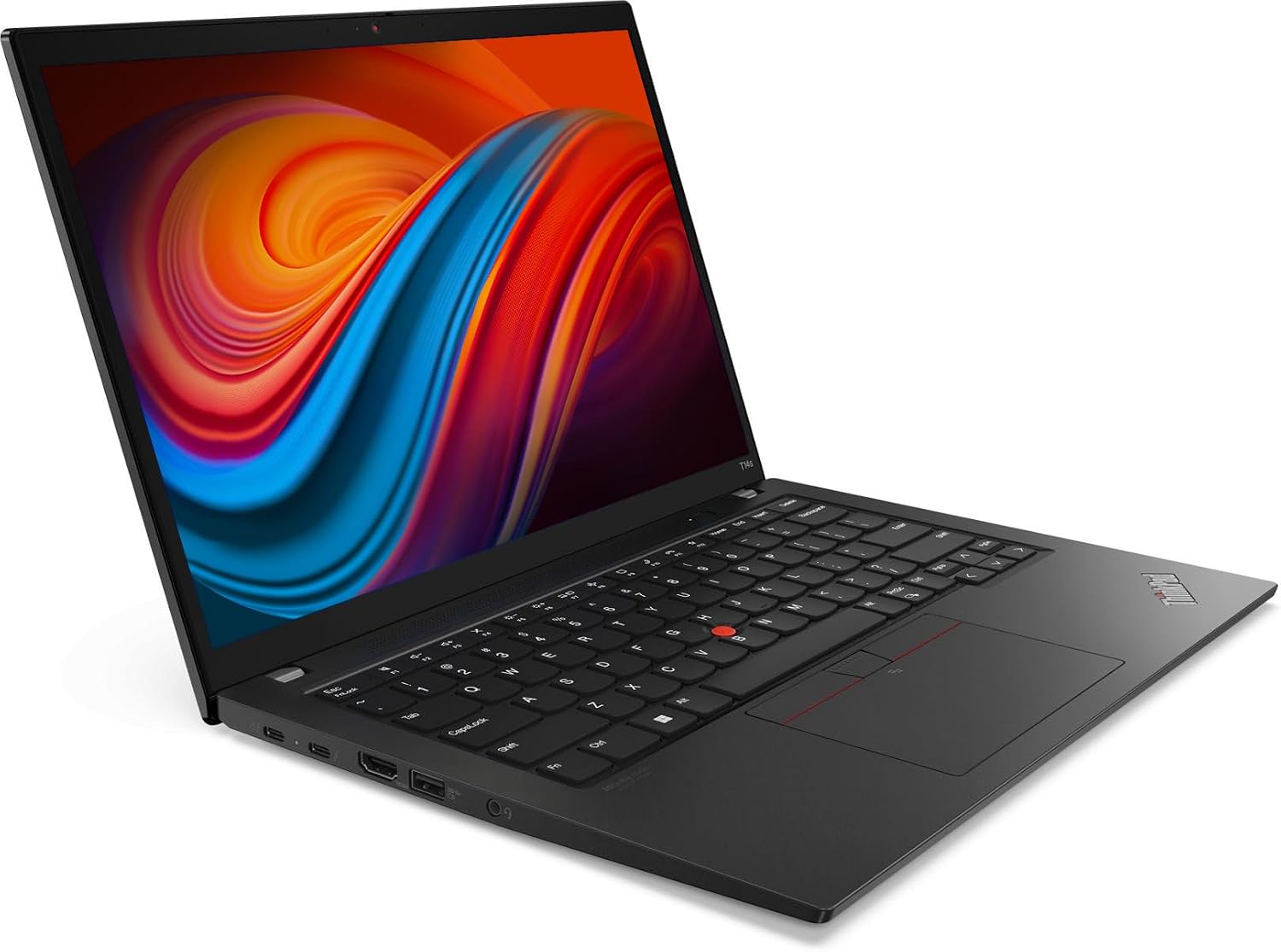 Lenovo Thinkpad T14s Gen 3 14" Laptop, i5 1245U, 16GB DDR5, 256GB NVMe SSD, Thunderbolt 4, HDMI, Webcam, Windows 11 Pro - Black (Renewed)