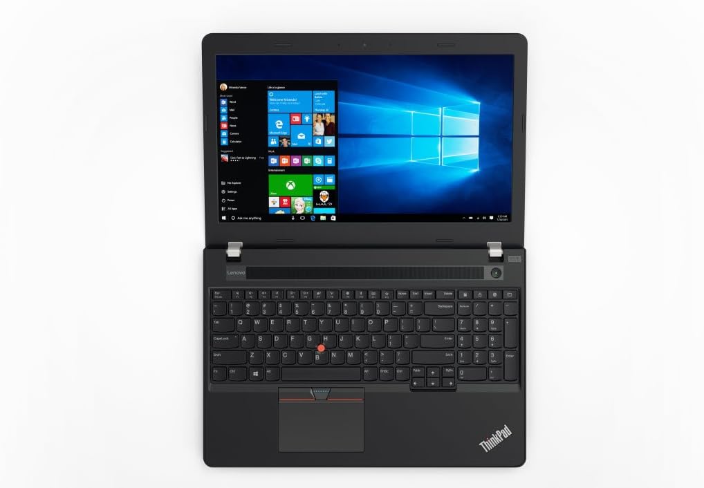Lenovo ThinkPad E570 15.6 inch High Performance Business laptop, 256GB SSD, Intel Core i5 (7th Gen) 2.50 GHz, 8 GB DDR4, DVD RW, WiFi, HDMI/VGA, Gigabit LAN, fingerprint reader, Windows 10 Pro 64-bit