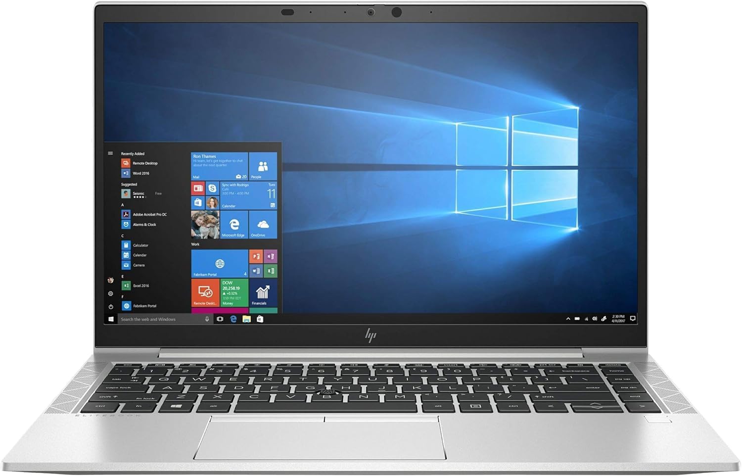 HP EliteBook 845 G7 14" Touchscreen Laptop – AMD Ryzen 7 PRO 4750U, 16GB RAM, 250GB NVMe, Backlit Keyboard, Fingerprint Reader, Windows 11 Pro – Business Ultrabook, Fast & Secure (Renewed)
