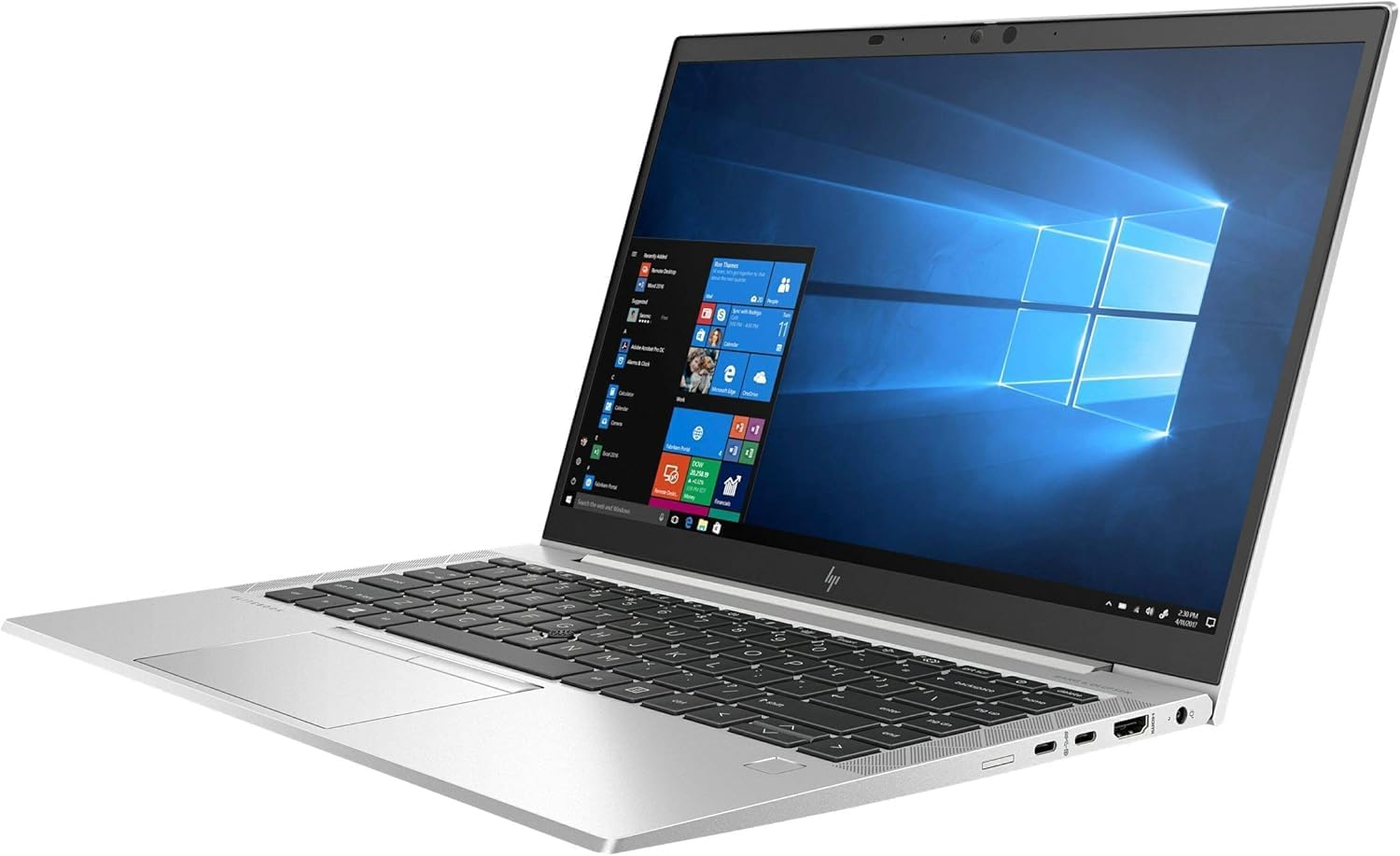 HP EliteBook 845 G7 14" Touchscreen Laptop – AMD Ryzen 7 PRO 4750U, 16GB RAM, 250GB NVMe, Backlit Keyboard, Fingerprint Reader, Windows 11 Pro – Business Ultrabook, Fast & Secure (Renewed)