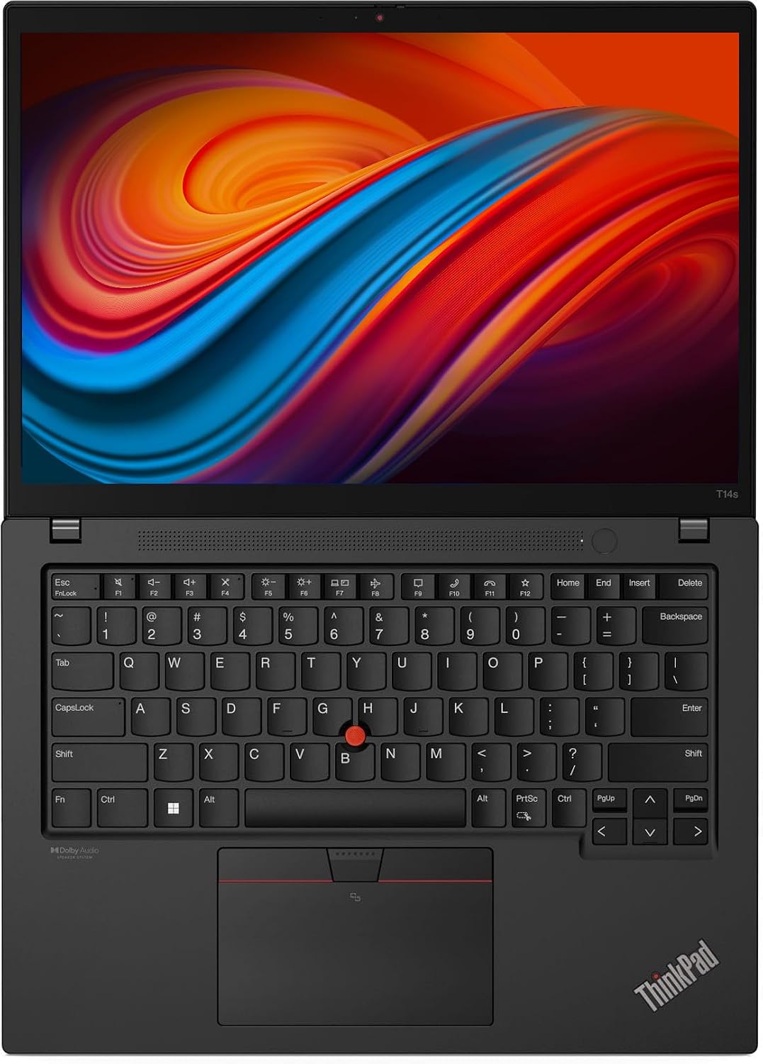 Lenovo Thinkpad T14s Gen 3 14" Laptop, i5 1245U, 16GB DDR5, 256GB NVMe SSD, Thunderbolt 4, HDMI, Webcam, Windows 11 Pro - Black (Renewed)