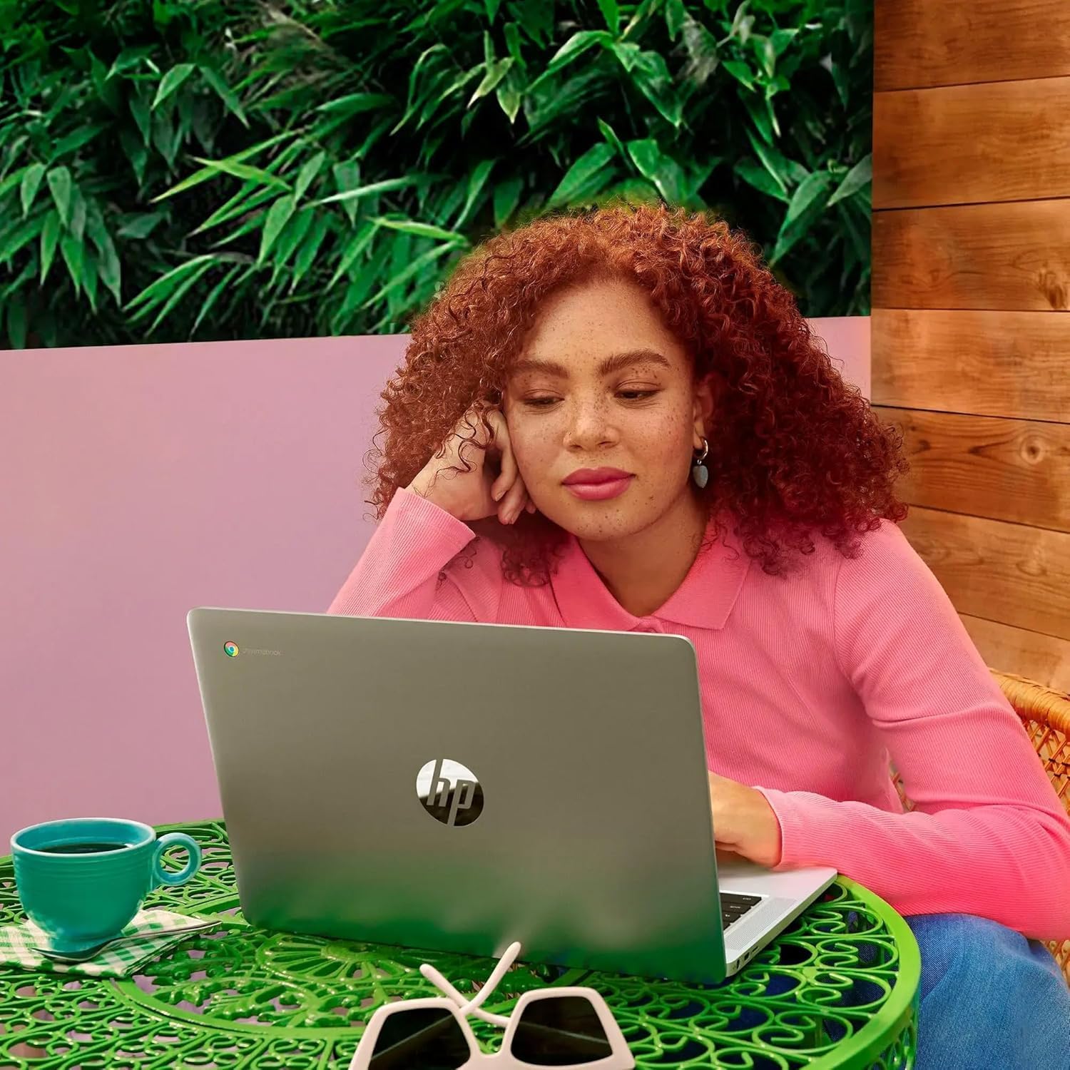 HP Chromebook 14 Laptop (14" HD, Intel 4-Core Celeron N4120, 4GB RAM, 64GB eMMC + 64GB SD Card) for Home, Students & Everyday Use, Light Weight, 14-Hr Battery Life, Webcam, Wi-Fi, IST HUB, Chrome OS