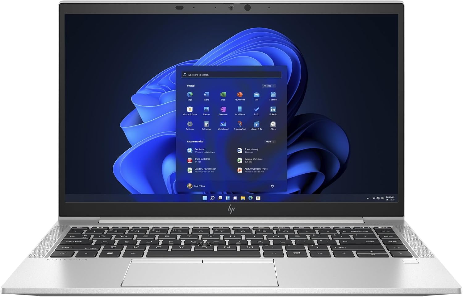 HP EliteBook 845 G8 14" FHD, AMD Ryzen 5 Pro 5650U 2.3GHz, 16GB RAM, 256GB Solid State Drive, Windows 11 Pro 64Bit, CAM, (Renewed)