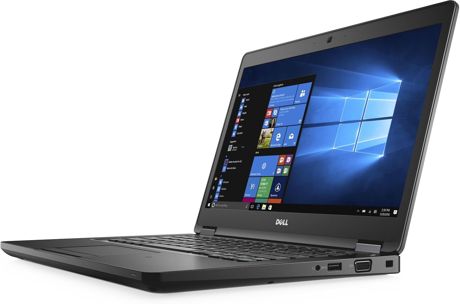 Dell Latitude 5480 Laptop, 14 Inch HD Anti-Glare Non-Touch Display, Intel Core 7th Generation i5-7300U, 8 GB DDR4, 256 GB SSD, Windows 11 Pro (Renewed)
