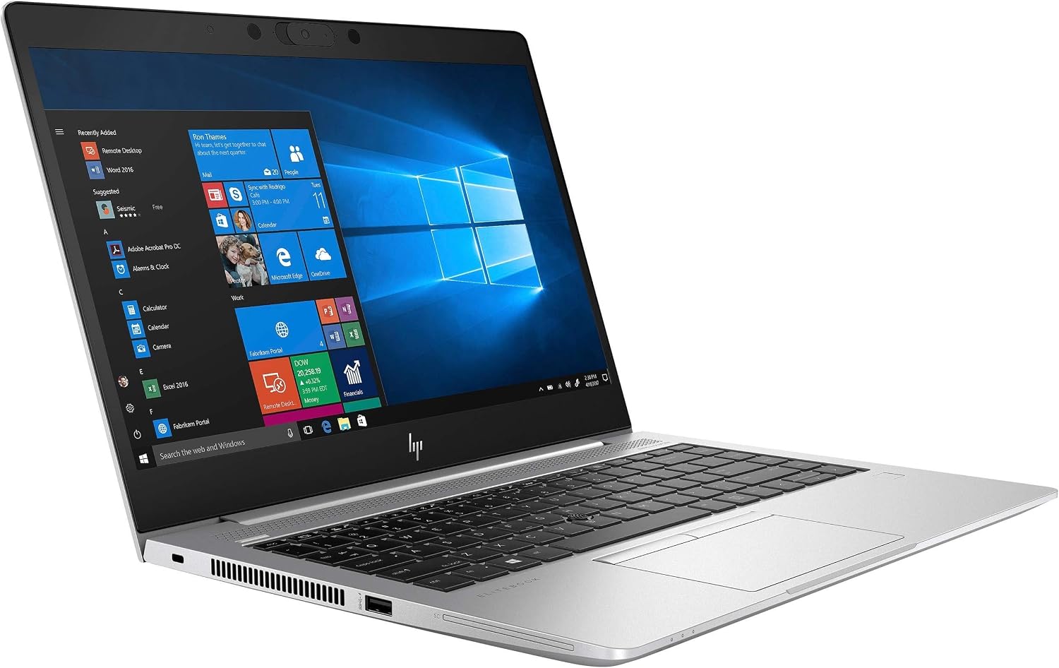 HP EliteBook 745 G6 14" 16GB 512GB SSD AMD Ryzen™ 5 Pro 3500U 2.10GHz WIN11P, Silver (Renewed)