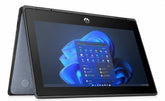 HP Pro x360 Fortis G9 11.6" Touchscreen Rugged Convertible 2 in 1 Notebook - HD Intel N-Series N200 Quad-core - 8 GB Total RAM - 8 GB On-Board Memory - 256 GB SSD
