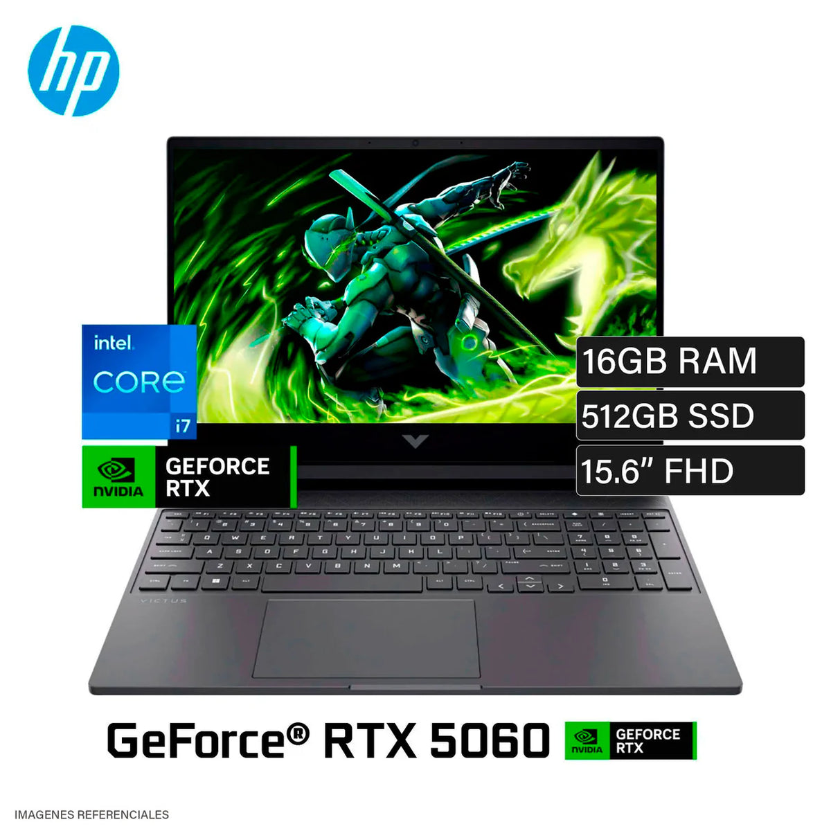 HP Victus 15.6" FHD IPS 144Hz Gaming Notebook Intel Core i7-13620H 16GB 512GB SSD NVIDIA GeForce RTX 5060 Meca Silver