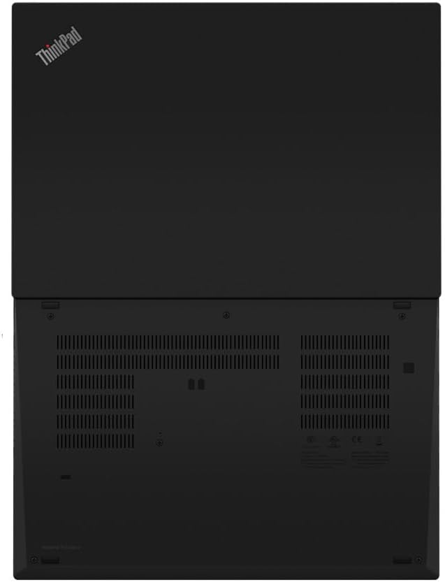 Lenovo ThinkPad T14 Gen 2 laptop, lid and underside views — model image