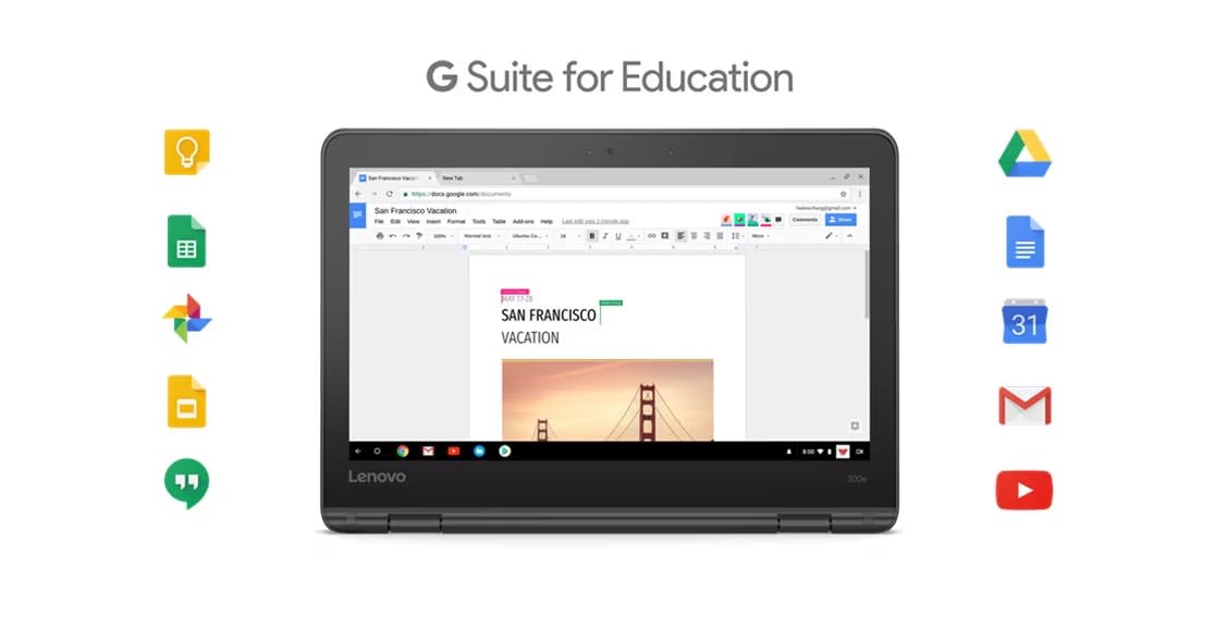 Lenovo Chromebook 300e 2-in-1 Convertible Laptop in Black AMD Processor up to 2.4Ghz 32GB eMMC 4GB DDR4 11.6in IPS Touchscreen BT Dual Webcam HDMI (Renewed)
