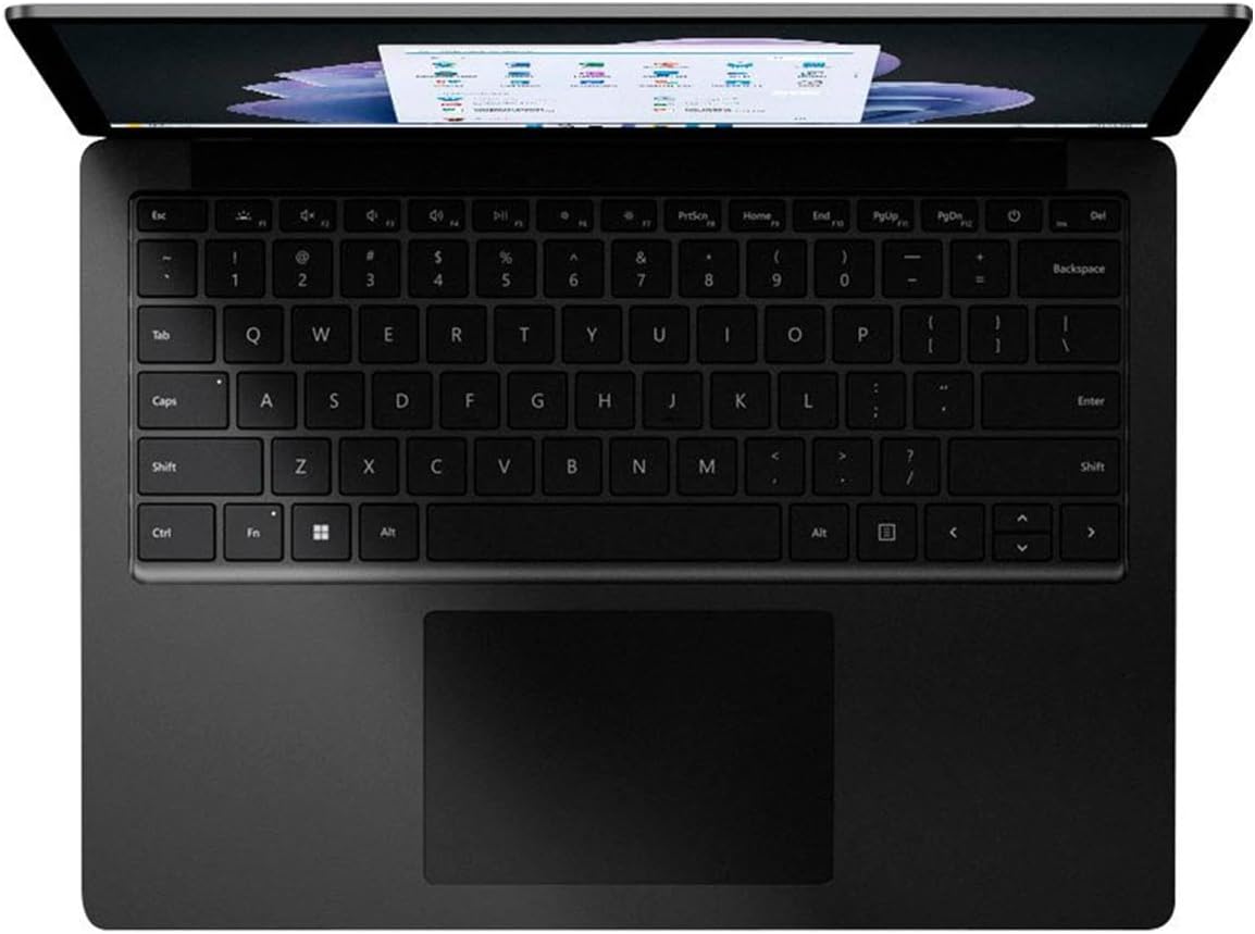 Microsoft Surface Laptop 5 15" Touchscreen Notebook - 2496 x 1664 - Intel Core i7 12th Gen i7-1265U - Intel Evo Platform - 16 GB Total RAM - 512 GB SSD - Matte Black
