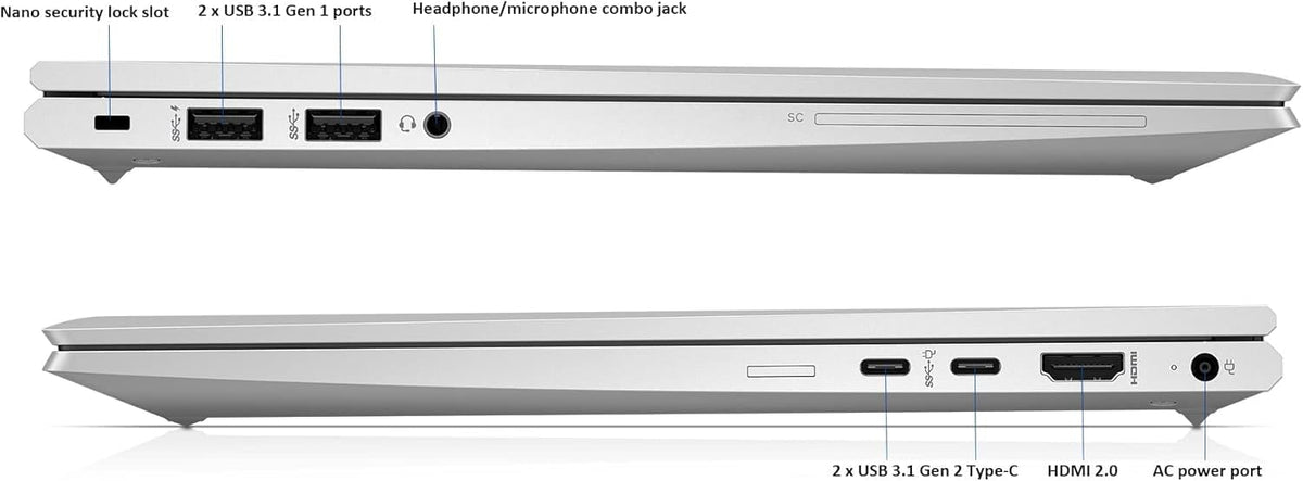 HP EliteBook 845 G7 14" Touchscreen Laptop – AMD Ryzen 7 PRO 4750U, 16GB RAM, 250GB NVMe, Backlit Keyboard, Fingerprint Reader, Windows 11 Pro – Business Ultrabook, Fast & Secure (Renewed)