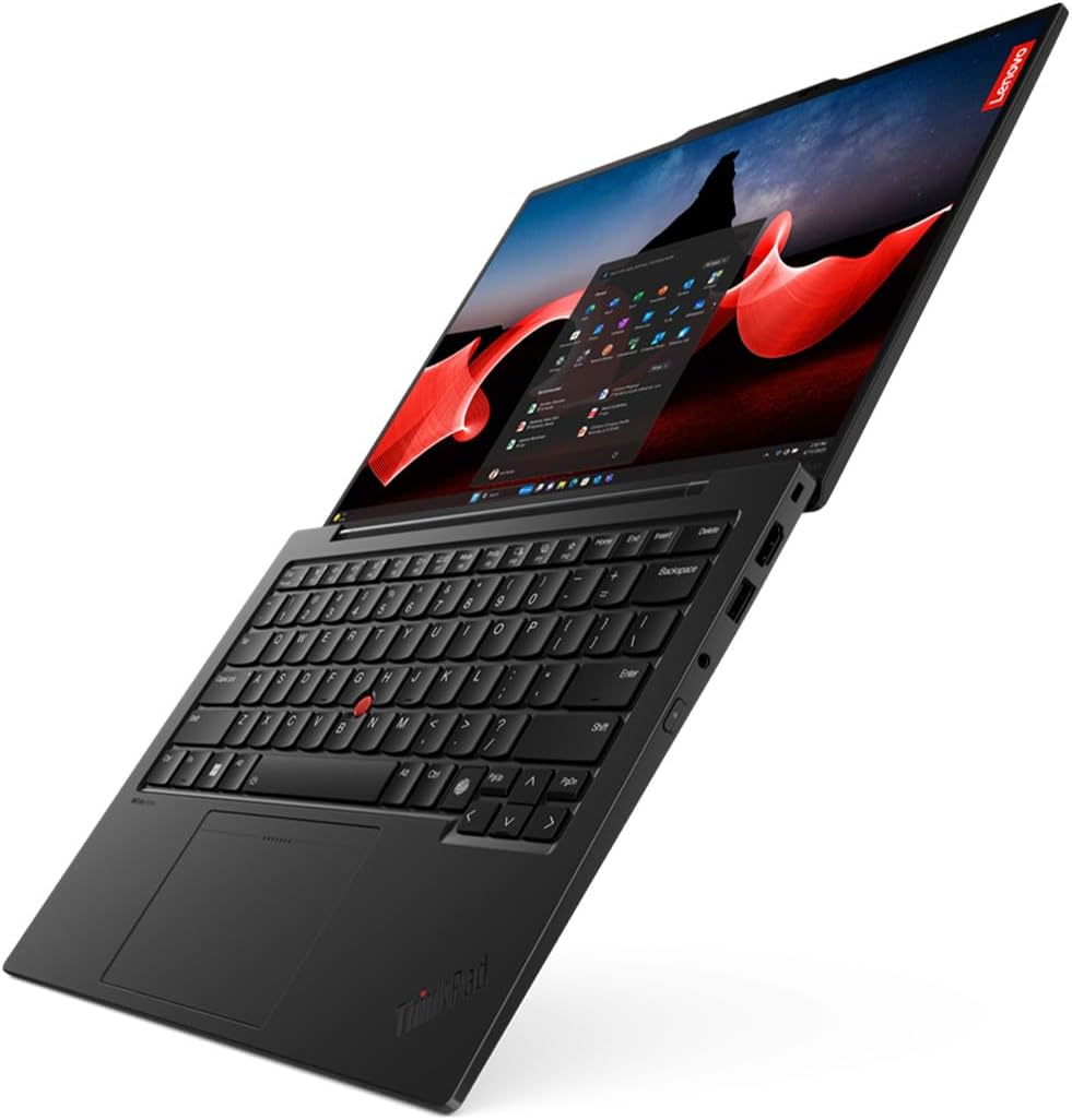 Lenovo ThinkPad X1 Carbon Gen 12 Laptop (14" FHD+ Touchscreen, Intel Core Ultra 7 165U vPro, 32GB 6400MHz DDR5, 1TB SSD), Backlit, Fingerprint Reader, IR Webcam, 2x Thunderbolt 4, Win 11 Pro, AI PC