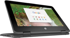 HP Chromebook X360 11 Business Laptop, Intel Celeron N Series CPU, 4GB DDR3 RAM, 32GB SSD Hard, 11.6 inch 360° Display, Chrome OS (Renewed) with 15 Days of IT-Sizer Golden Warranty