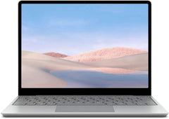 Microsoft Surface laptop Go 12.4” – 10th Gen Intel Quad Core i5-1035G1, 8GB Ram, 128GB SSD, Intel UHD Graphics, Windows 10 Pro, English Keyboard, Platinum.