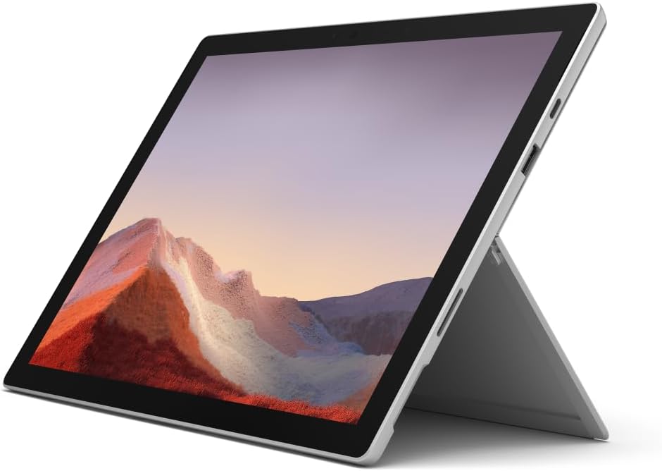 Microsoft Surface Pro 7 – 12.3" Touch-Screen - Intel Core i5-8GB Memory - 256GB SSD(Latest Model) – Platinum (PUV-00001), 8 GB Ram, 256 GB (Renewed)