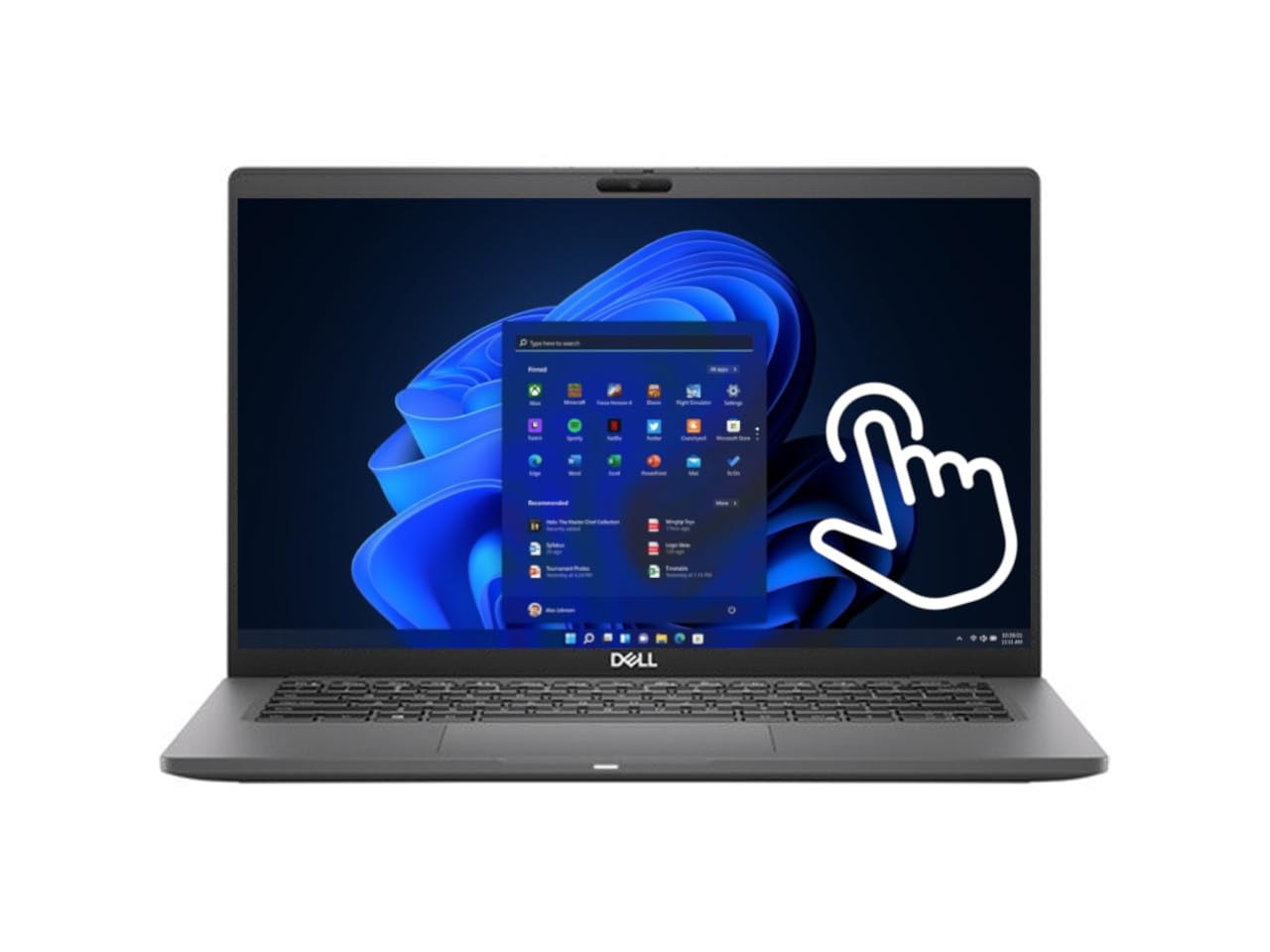 Dell Latitude 7410 14" 1920x1080 FHD Touchscreen Laptop - Intel Core i7-10610U Dual Core 4.9GHz, 16GB RAM, 512GB NVMe SSD, Backlit Keyboard, Windows 11 Pro (Renewed)
