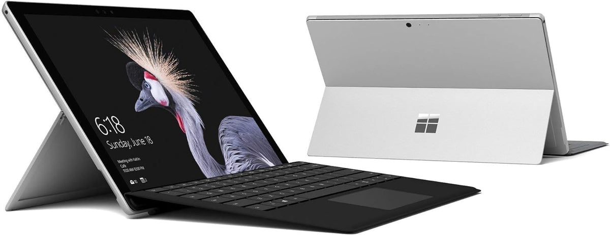 MICR0SOFT Surface Pro 5 | 8GB Ram, 256GB SSD, Intel i5 | 12.2 inches Touchscreen, 7th Generation | With Charger and Keyboard For Microsoft Surface Tablet (Renewed) (Renewed)