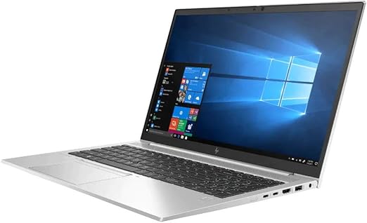 HP 15.6" EliteBook 850 G7 Laptop, 10th gen,  Intel Core i5-10310U Quad-Core, 16GB DDR4 RAM, 256GB SSD, 1920 x 1080 Anti-Glare IPS Display, Windows 10 Pro (1C9H8UT#ABA) (Renewed)