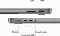 Apple 2023 MacBook Pro with Apple M3 Chip 14-inch, 8GB RAM, 1TB SSD Storage (QWERTY English) Space Gray (Renewed)