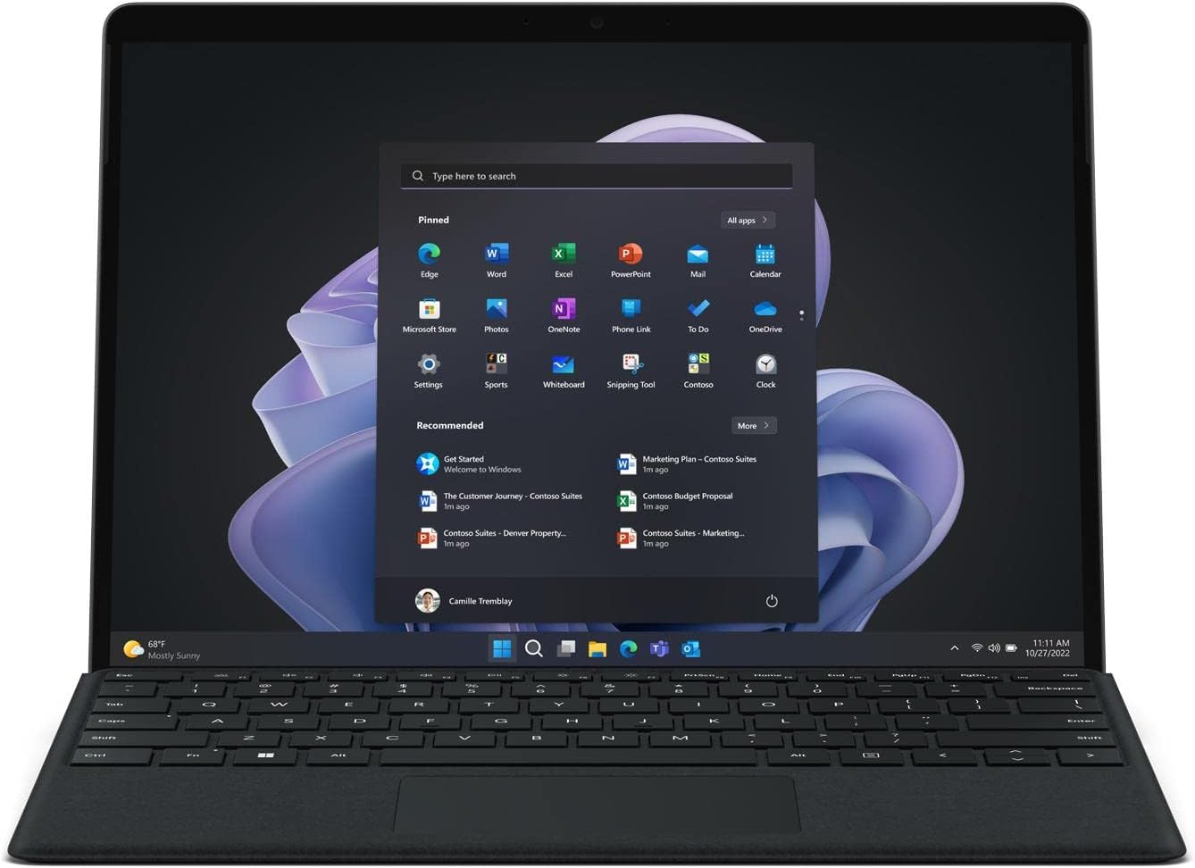 Microsoft Surface Pro 9 Tablet - 13" - Core i7 12th Gen i7-1265U Deca-Core - 16 GB RAM - 512 GB SSD - Windows 11 Pro 64-Bit - Graphite (Renewed)