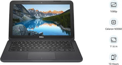 Dell Chromebook 3180 Renewed Business Laptop | Intel Celeron N3060 Dual Core CPU | 4GB DDR3 RAM | 16GB SATA HDD |11.6 inch Display | CHROME OS | 15 Days of IT-Sizer Golden Warranty (Renewed)