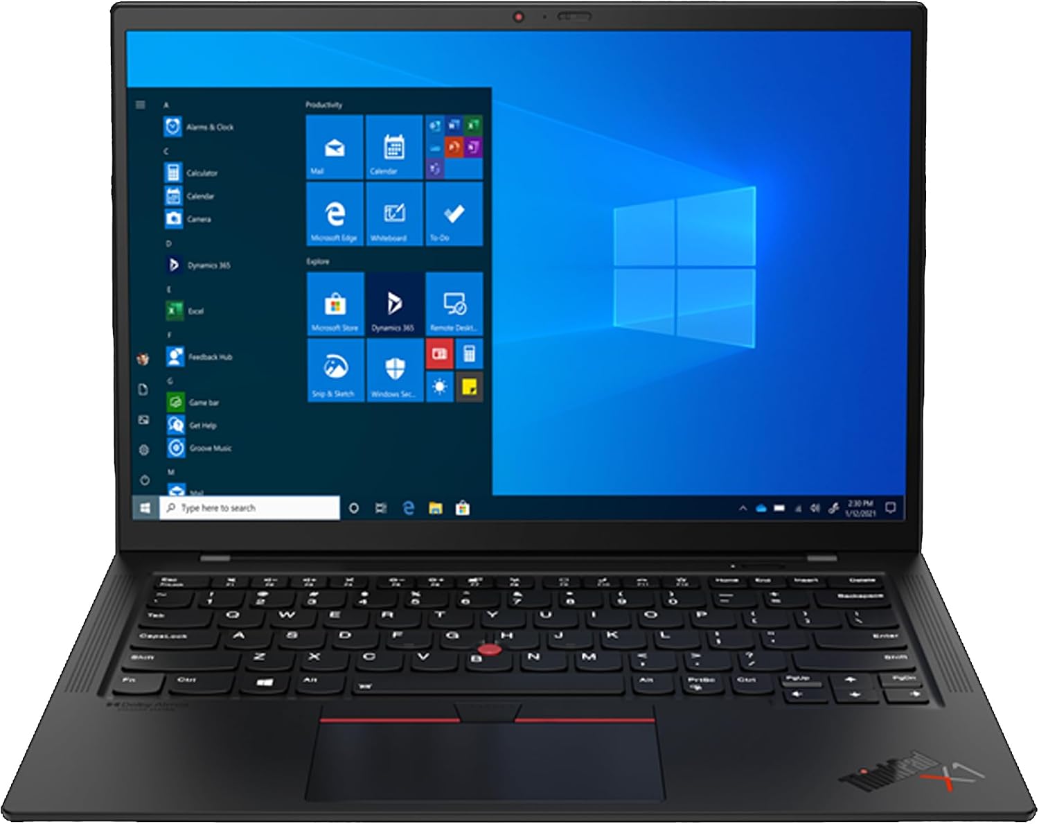 Lenovo Thinkpad X1 Carbon Gen 9 14" Laptop Core i5-1145G7 16GB 256GB W10P (Renewed)