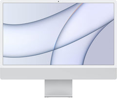 Apple 2021 iMac (24-inch, Apple M1 chip with 8‑Core CPU and 8‑Core GPU, 4 ports, 8GB RAM, 512GB) - Silver