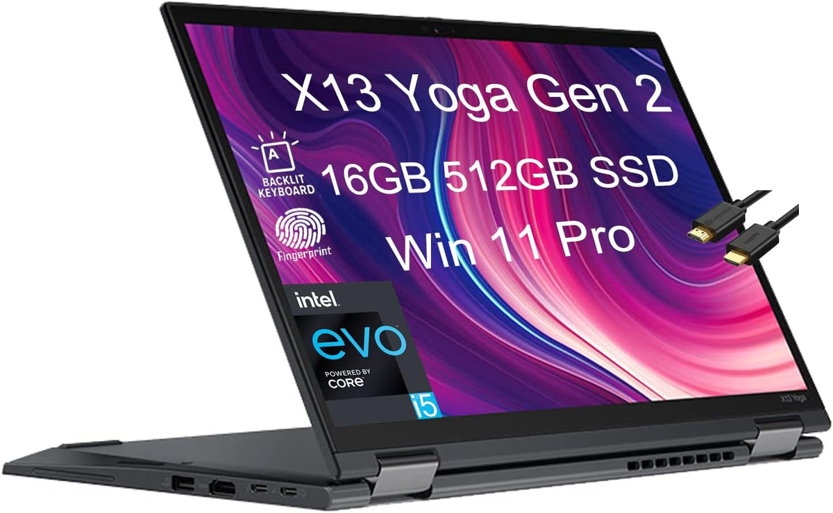 Lenovo ThinkPad X13 Yoga 2 14" – 11th Gen Core i5, 8GB RAM, 256GB SSD