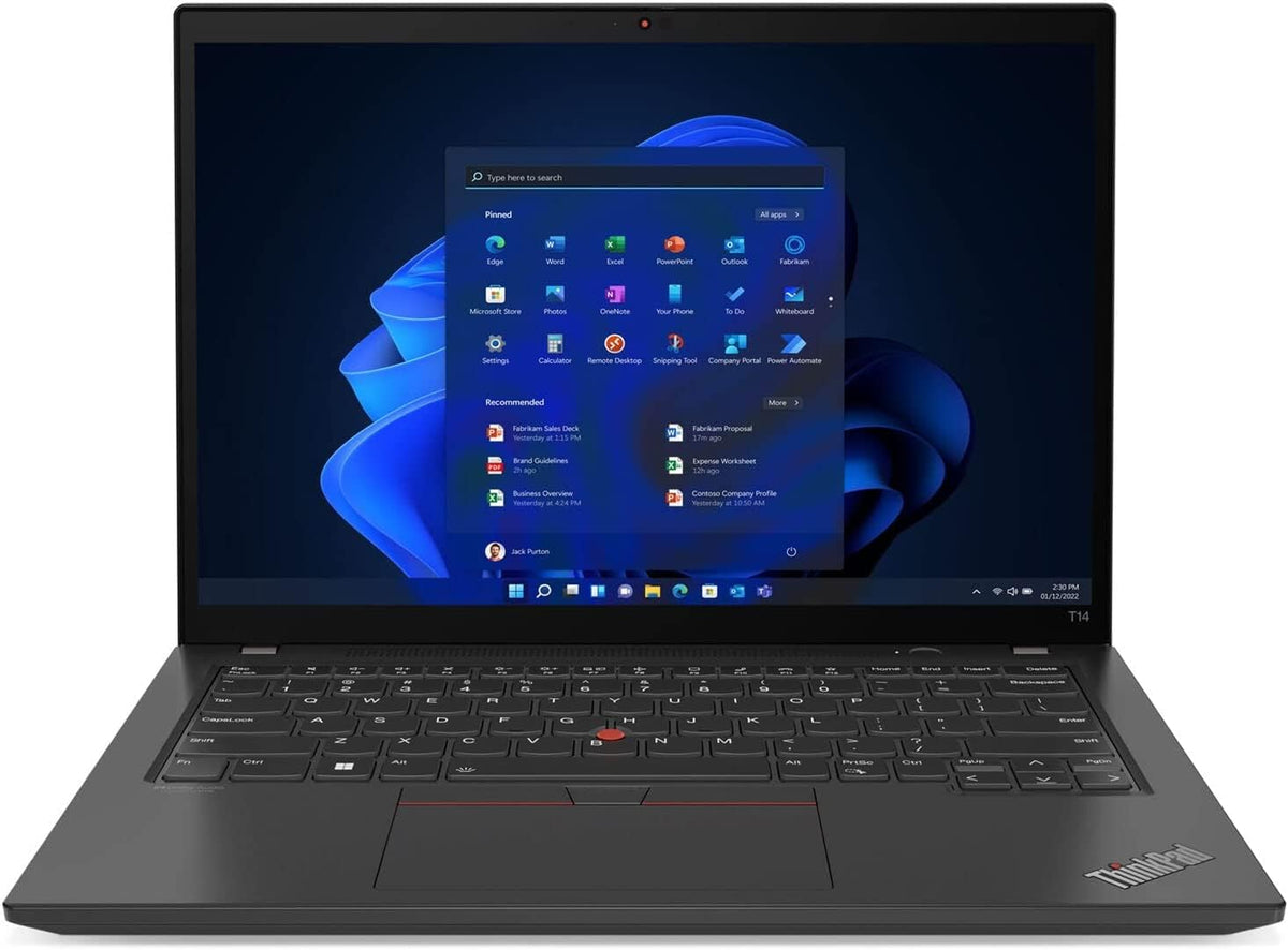 Lenovo ThinkPad T14 Gen 3 AMD Ryzen 7 PRO 6850U, 14" WUXGA (1920x1200) IPS 300nits Anti-Glare Touch, 16GB RAM DDR5 6400MHz, 512GB SSD, Windows Pro, 3 Years, 21CF003TUS