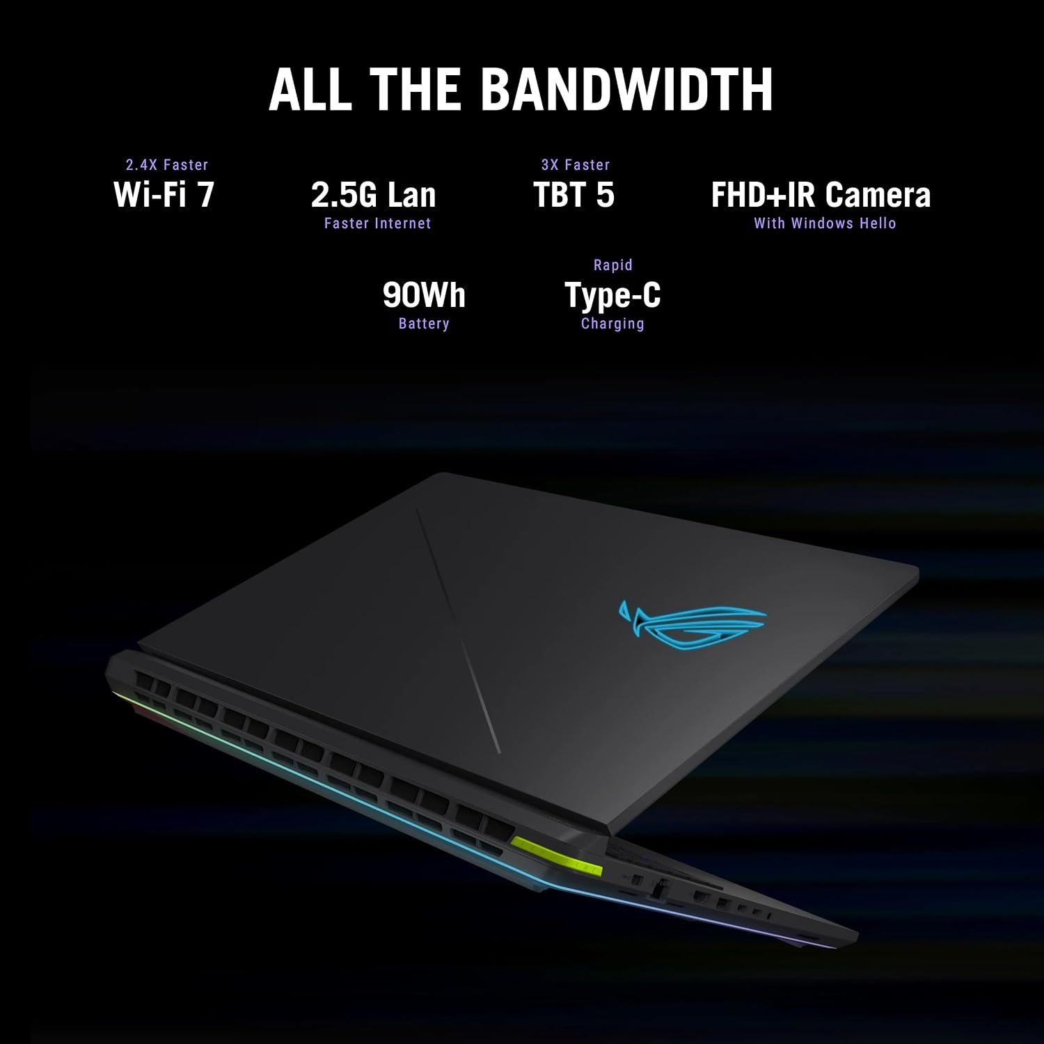ASUS ROG Strix G16 (Eclipse Gray) Gaming Laptop | NVIDIA RTX 5050 8GB | Intel Core i7 14650HX | 16GB RAM | 1TB SSD | 16"FHD+ 165Hz | Win11 [G615JHR-1SG7821W]