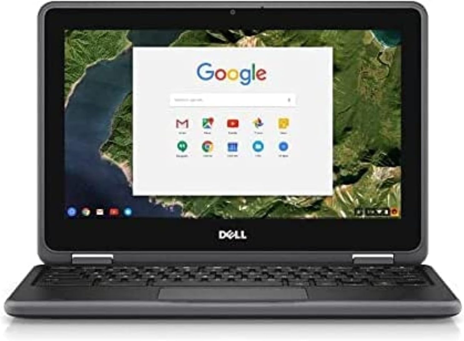 DELL Refurbished - Chromebook 3180 (2017) Laptop With 11.6-Inch Display, Intel Celeron N3060 Processor/3rd Gen/4GB RAM/16GB SSD/256MB Intel HD Graphics 400 English Black