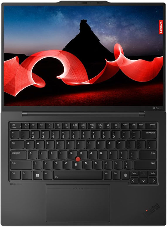 Lenovo ThinkPad X1 Carbon Gen 12 Laptop (14" FHD+ Touchscreen, Intel Core Ultra 7 165U vPro, 32GB 6400MHz DDR5, 1TB SSD), Backlit, Fingerprint Reader, IR Webcam, 2x Thunderbolt 4, Win 11 Pro, AI PC