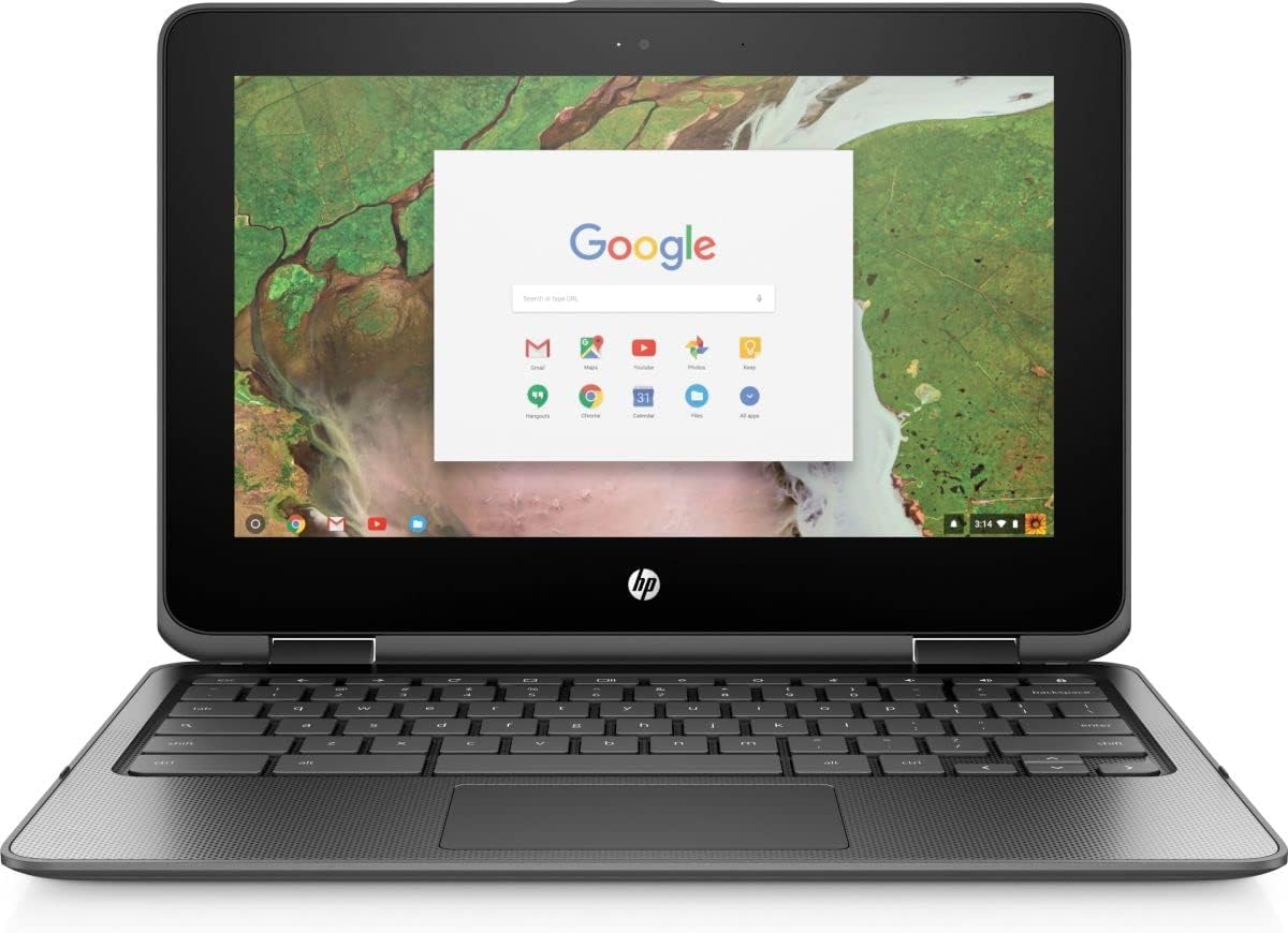 HP Chromebook X360 11 Business Laptop, Intel Celeron N Series CPU, 4GB DDR3 RAM, 32GB SSD Hard, 11.6 inch 360° Display, Chrome OS (Renewed) with 15 Days of IT-Sizer Golden Warranty