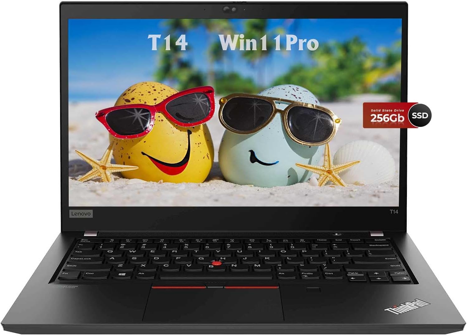 Lenovo Thinkpad T14 Gen 1 14" Laptop Core i5 10310U 16GB 256 GB SSD W11P (Renewed)