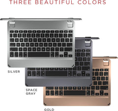 Brydge 10.5 Keyboard for iPad Pro 10.5-inch | Aluminum Bluetooth 4.2 Keyboard with Backlit Keys (Gold) Series II