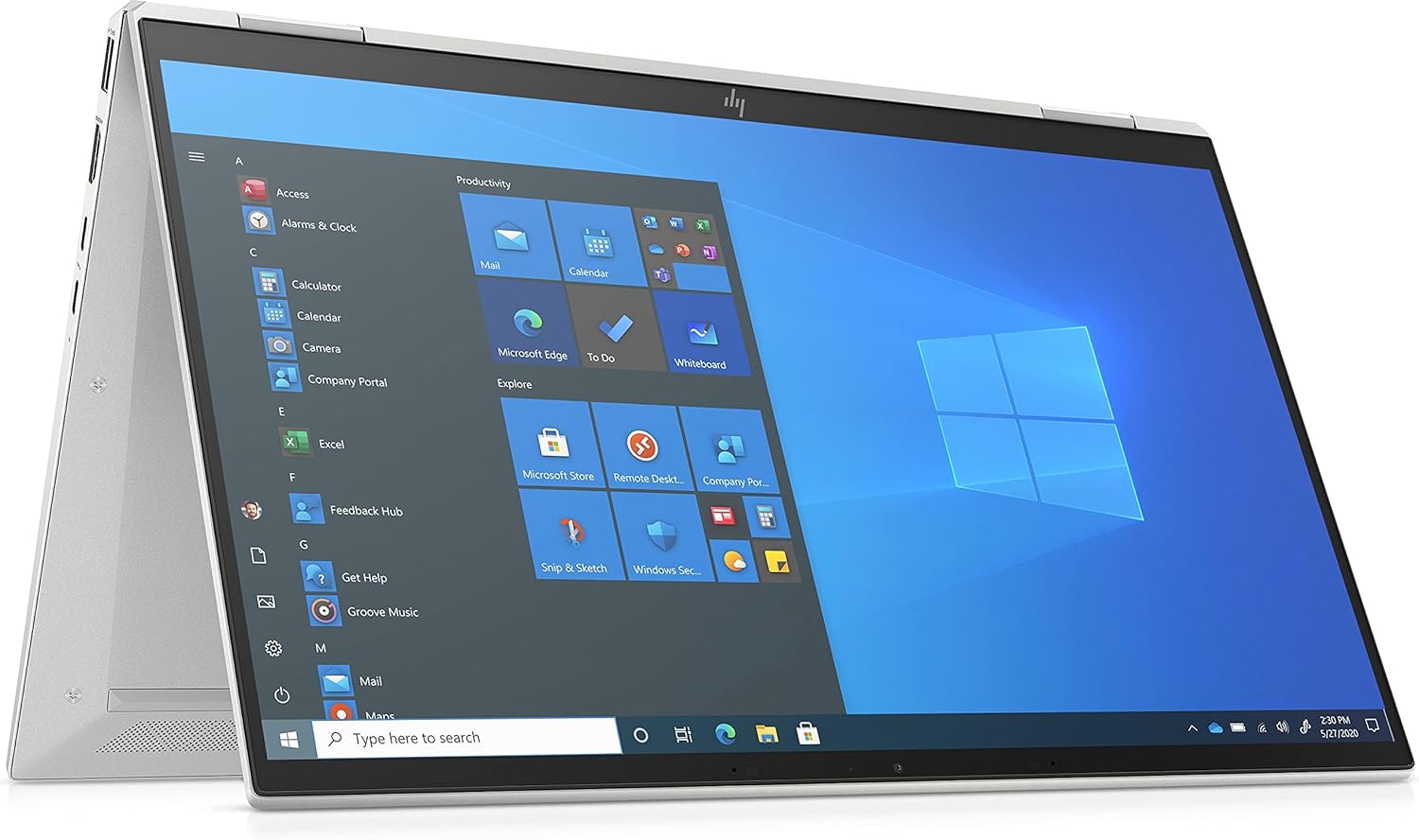 HP EliteBook x360 1040 G8 14 inches 1920 x 1080 Touchscreen 11th gen Intel Core i7 32 GB 1000 GB SSD Windows 10 Pro, Silver, 358U3EAABV (Renewed)