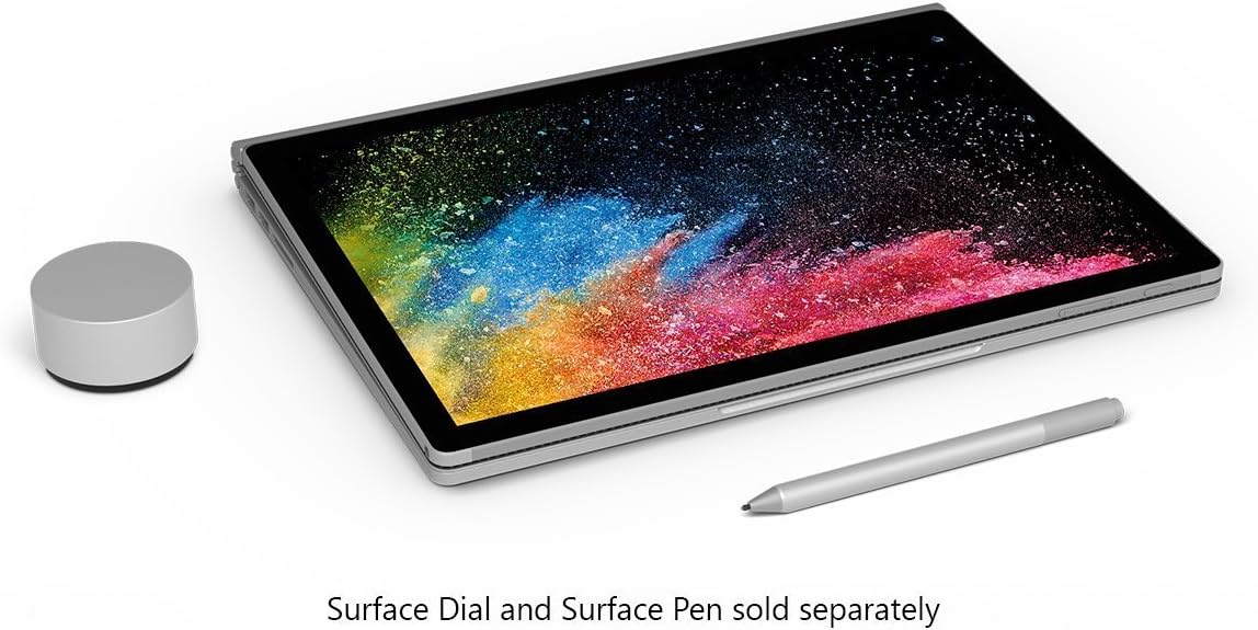 Microsoft Surface Book 2 (Intel Core i7, 8GB RAM, 256GB) - 13.5in (Renewed)