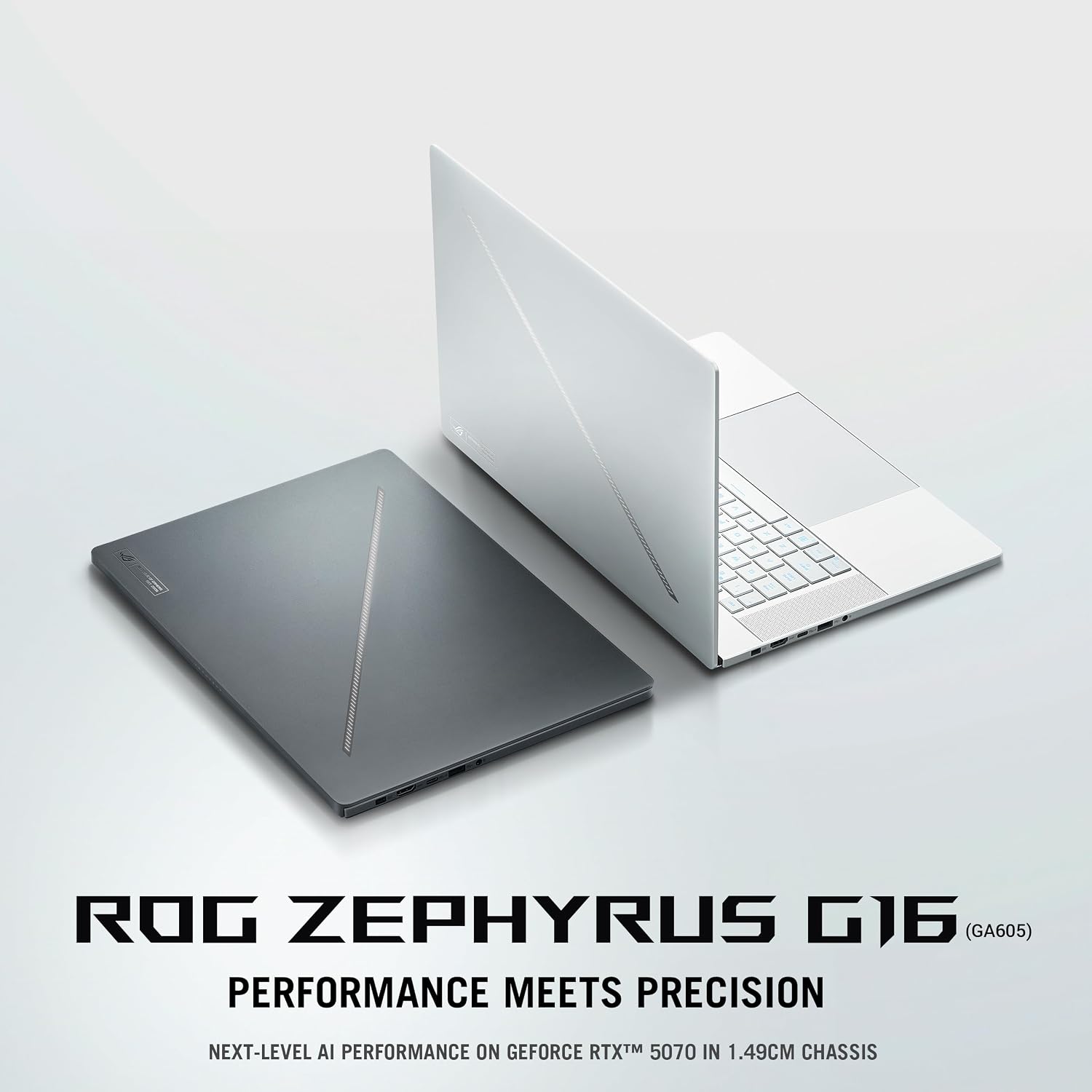 ASUS ROG Zephyrus G16 Gaming Laptop (Eclipse Gray) | 16"2.5K (2560x1600) OLED 240Hz Display, AMD Ryzen AI 7 350, NVIDIA RTX5060 8GB, 32GB RAM, 1TB SSD, Win11 [GA605KM-AI-OLED132W]