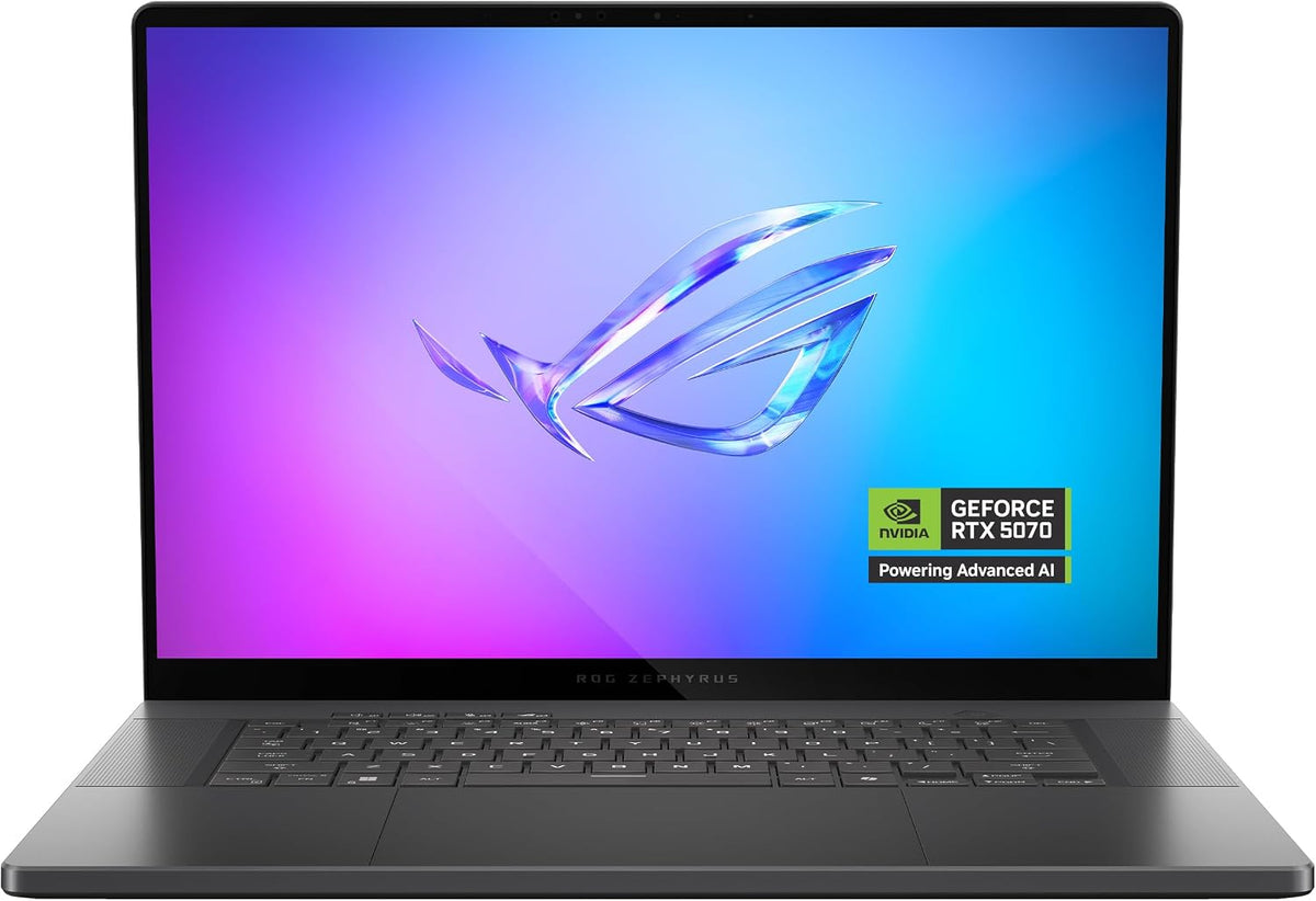 ASUS ROG Zephyrus G16 Gaming Laptop (Eclipse Gray) | 16"2.5K (2560x1600) OLED 240Hz Display, AMD Ryzen AI 7 350, NVIDIA RTX5060 8GB, 32GB RAM, 1TB SSD, Win11 [GA605KM-AI-OLED132W]