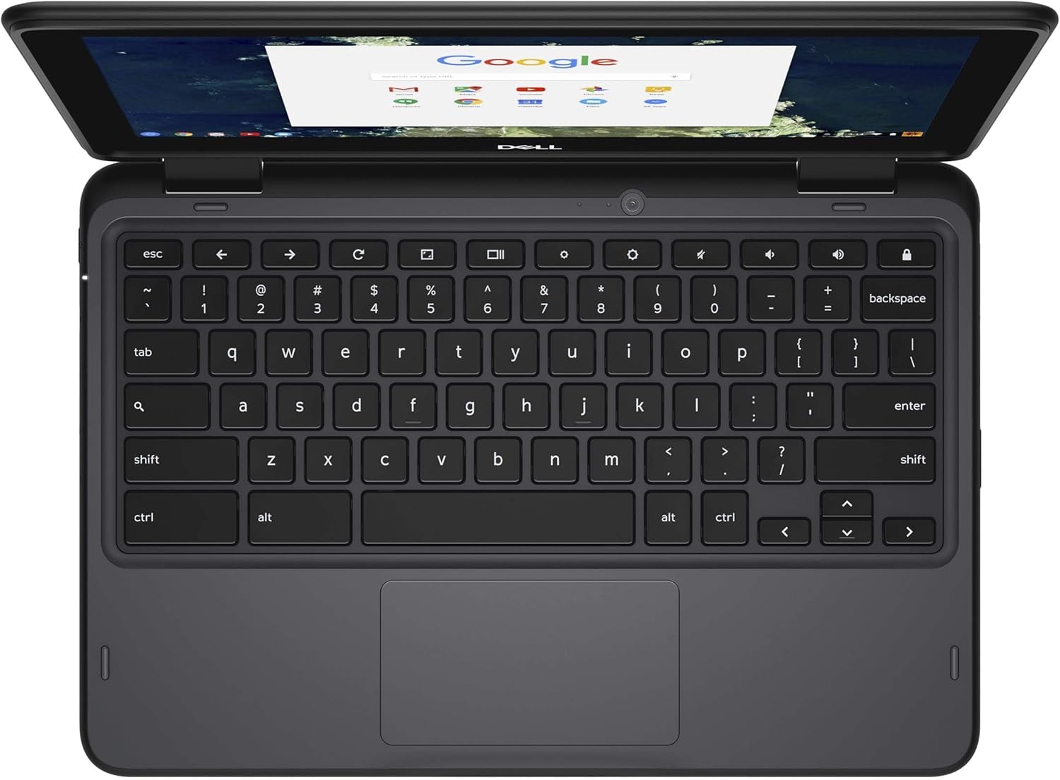 Dell Chromebook 5190 Laptop 2 In 1 Touch Screen Notebook, Intel Celeron N3350 Processor, 4Gb Ram, 32Gb Emmc Hard Drive, Wifi Bluetooth, Usb 3.0, Camera, Type C Port, Chrome Os (Renewed), Black