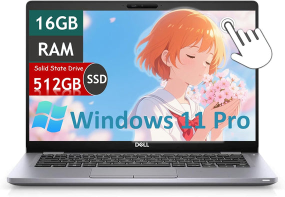 Dell Latitude 5310 Touchscreen Business Laptop, 13.3" FHD(1920x1080), Intel Core i5-10310 1.7GHz up to 4.4GHz, Windows 11 Pro, 16GB DDR4 RAM, 512GB SSD(Renewed)