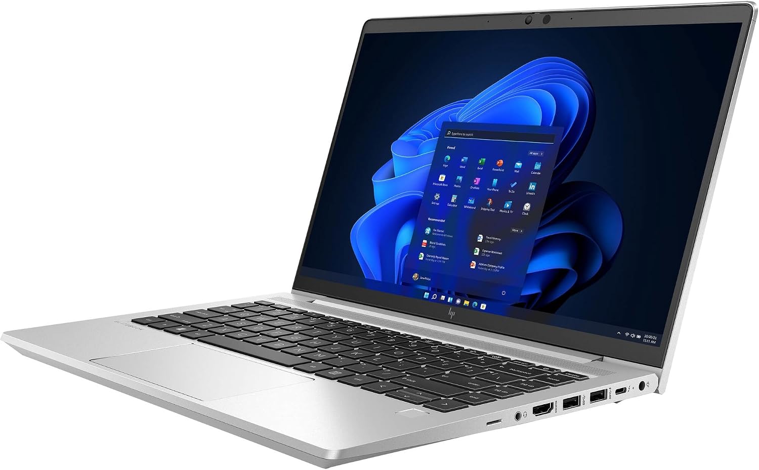 HP EliteBook 640 G9 14" FHD, Core i5-1245U 1.6GHz, 8GB RAM, 256GB NVMe, Windows 11 Pro 64Bit, CAM, (Renewed)