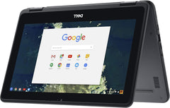 Dell Chromebook 5190 Laptop 2 In 1 Touch Screen Notebook, Intel Celeron N3350 Processor, 4Gb Ram, 32Gb Emmc Hard Drive, Wifi Bluetooth, Usb 3.0, Camera, Type C Port, Chrome Os (Renewed), Black