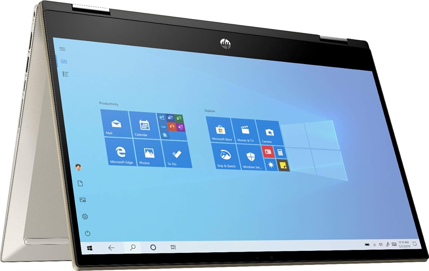 HP 2020 Pavilion x360 14" FHD WLED Touchscreen 2-in-1 Convertible Laptop, Intel Core i5-1035G1 up to 3.6GHz, 8GB DDR4, 256GB SSD, 802.11ac, Bluetooth, Webcam, HDMI, Fingerprint Reader, Windows 10