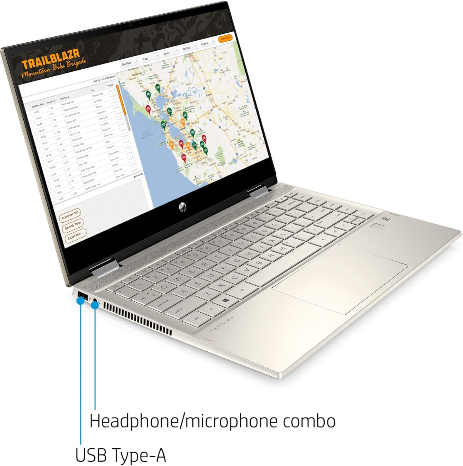 HP 2020 Pavilion x360 14" FHD WLED Touchscreen 2-in-1 Convertible Laptop, Intel Core i5-1035G1 up to 3.6GHz, 8GB DDR4, 256GB SSD, 802.11ac, Bluetooth, Webcam, HDMI, Fingerprint Reader, Windows 10