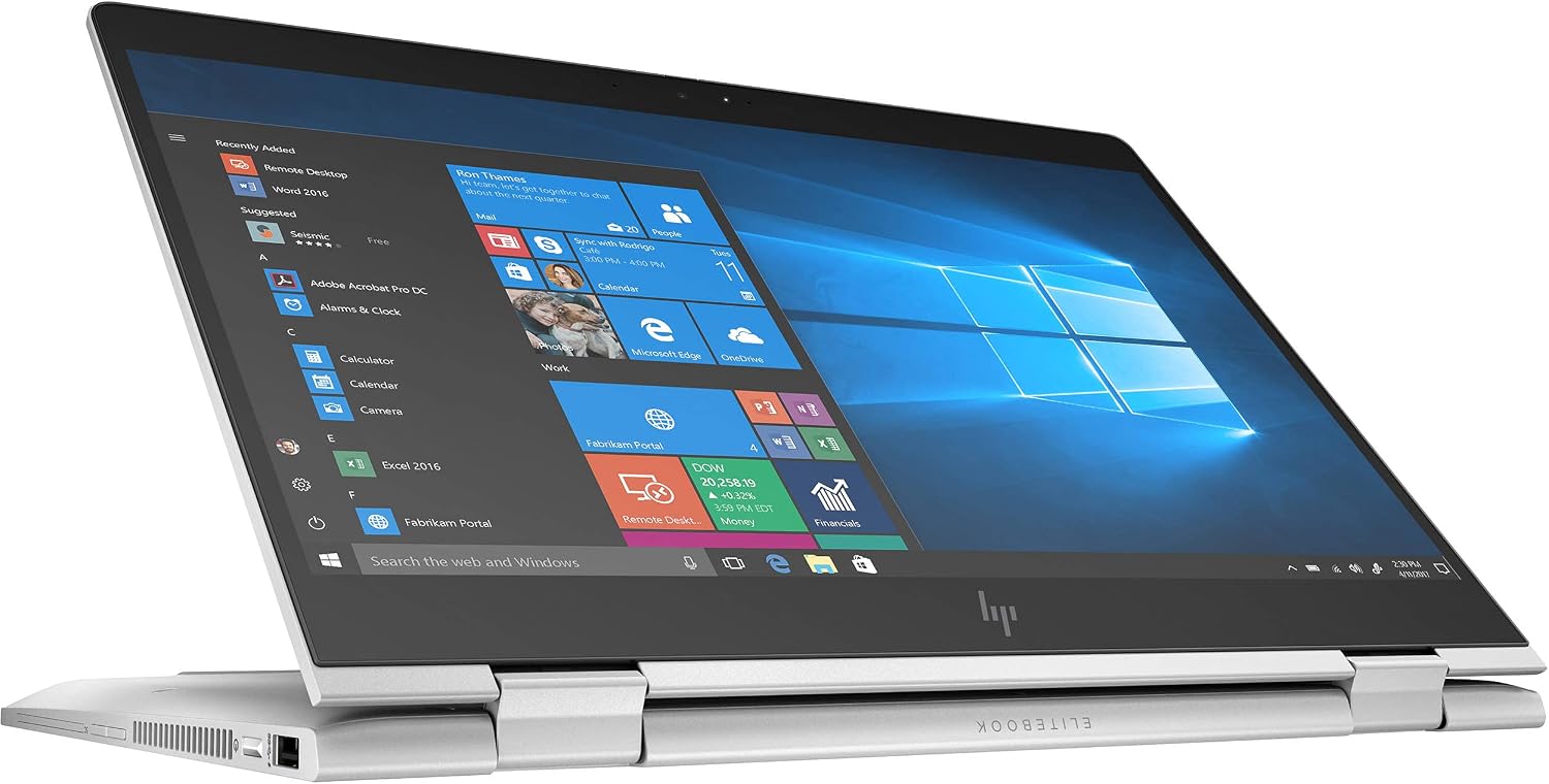HP 13.3" EliteBook x360 830 G6 2-in-1 Touchscreen Laptop, Intel Core i5-8365U, 16GB RAM, 256GB SSD, 5PE06AV (Renewed)